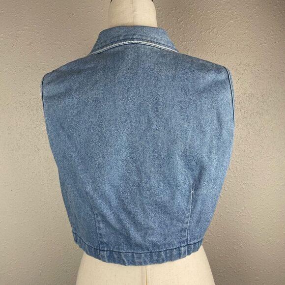 Vintage Apache Cropped Denim Jacket Size S EUC - Picture 4 of 5